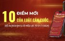 10 ĐIỂM MỚI CỦA LUẬT CĂN CƯỚC