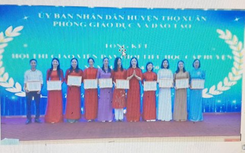 HUYỆN THỌ XUÂN: TỔNG KẾT HỘI THI GIÁO VIÊN DẠY GIỎI TIỂU HỌC CẤP HUYỆN NĂM HỌC 2024 - 2025