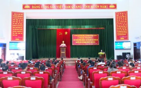TẬP HUẤN HƯỚNG DẪN BỘ CHỈ SỐ ĐÁNH GIÁ MỨC ĐỘ CHUYỂN ĐỔI SỐ DOANH NGHIỆP TRÊN ĐỊA BÀN HUYỆN THỌ XUÂN NĂM 2024