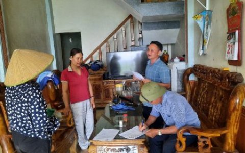 XÃ THỌ XƯƠNG: LẤY Ý KIẾN NHÂN DÂN VỀ CHỦ TRƯƠNG SẮP XẾP ĐƠN VỊ HÀNH CHÍNH CẤP XÃ