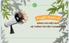 Truyền thanh số - Nâng cao hiệu quả truyền thanh cơ sở