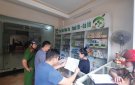 UBND xã Thọ Xương tổ chức kiểm tra các cơ sở hành nghề y, dược tư nhân trên địa bàn.