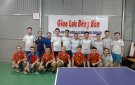Giao lưu bóng bàn giữa Câu lạc bộ bóng bàn xã Thọ Xương và Câu lạc bộ bóng bàn B&B Thành Vinh.